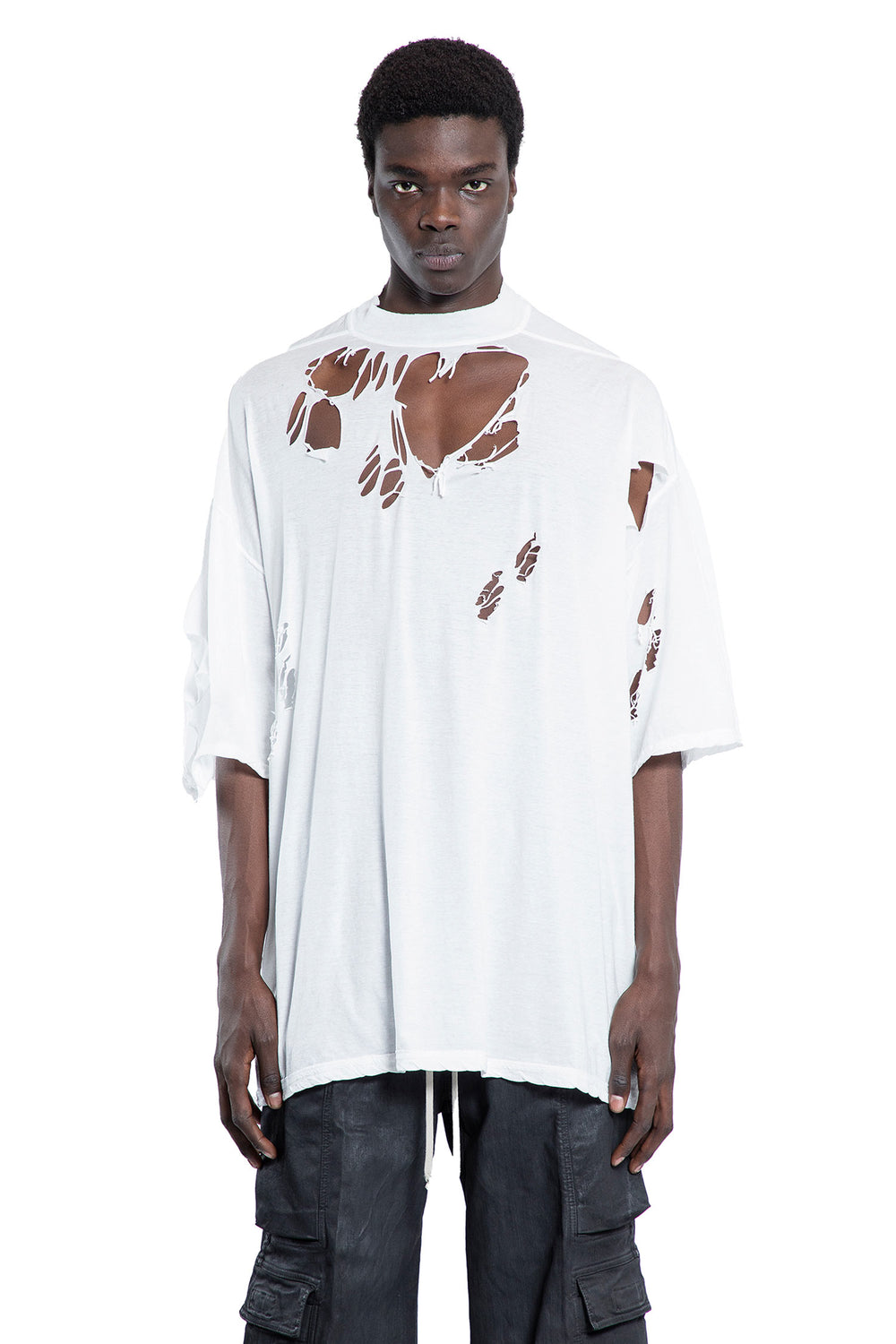 RICK OWENS DRKSHDW MAN WHITE T-SHIRTS & TANK TOPS