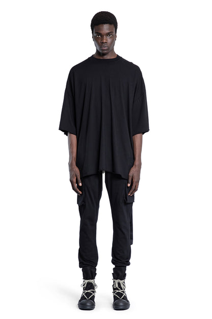 RICK OWENS DRKSHDW MAN BLACK T-SHIRTS & TANK TOPS