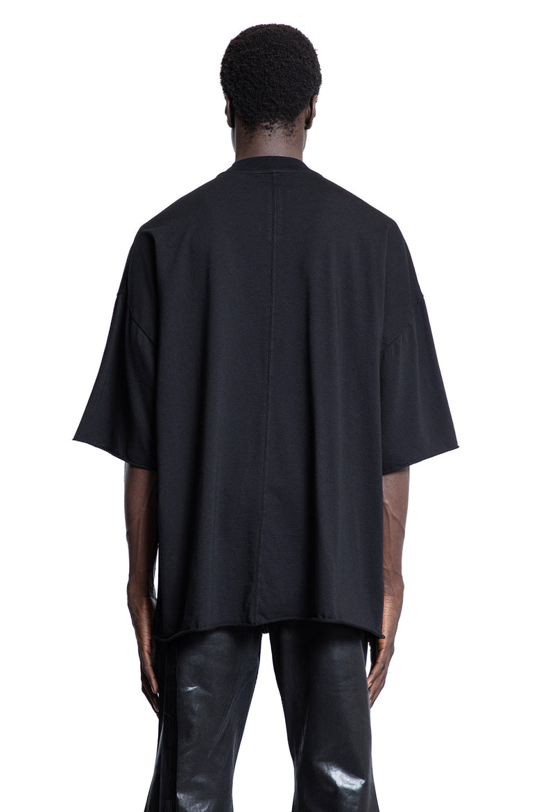 RICK OWENS DRKSHDW MAN BLACK T-SHIRTS & TANK TOPS