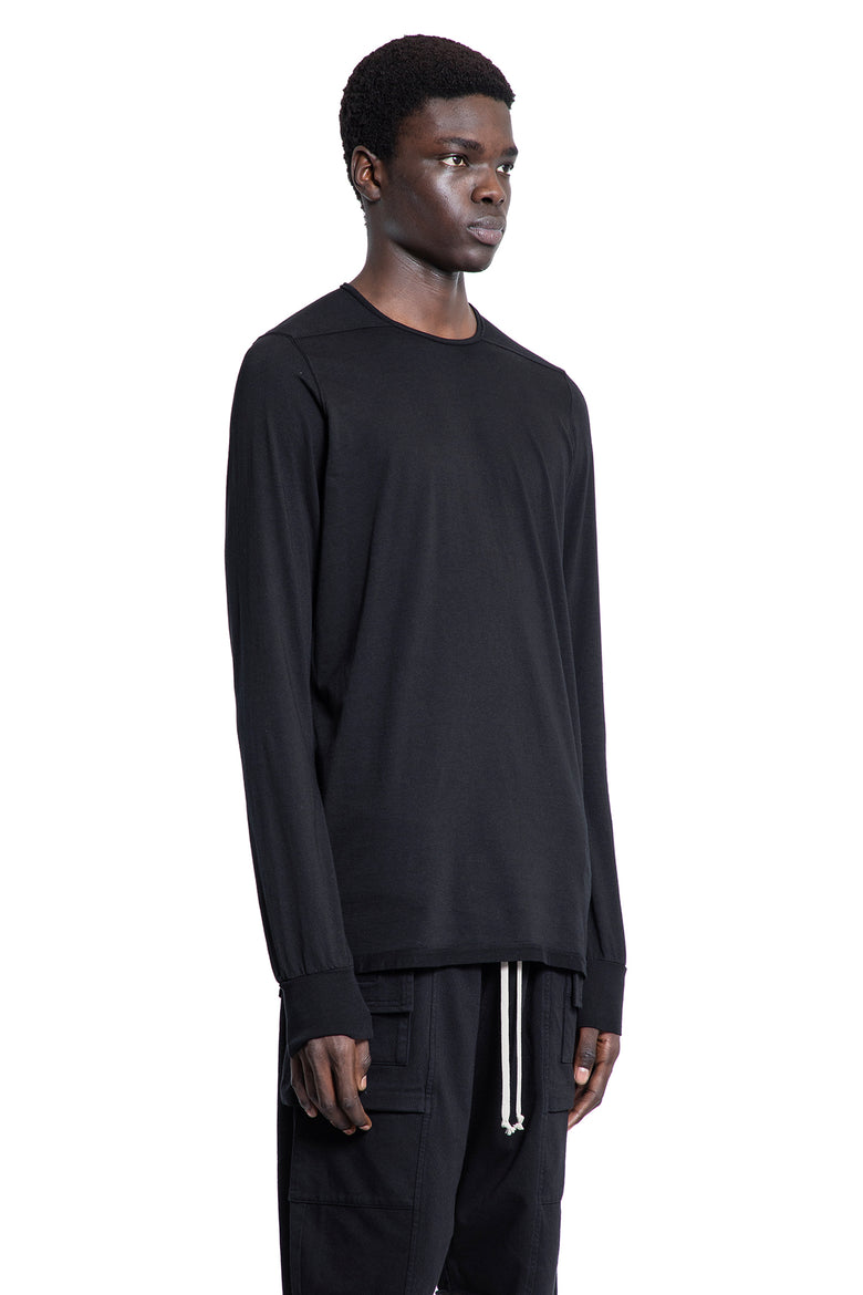 RICK OWENS DRKSHDW MAN BLACK T-SHIRTS & TANK TOPS