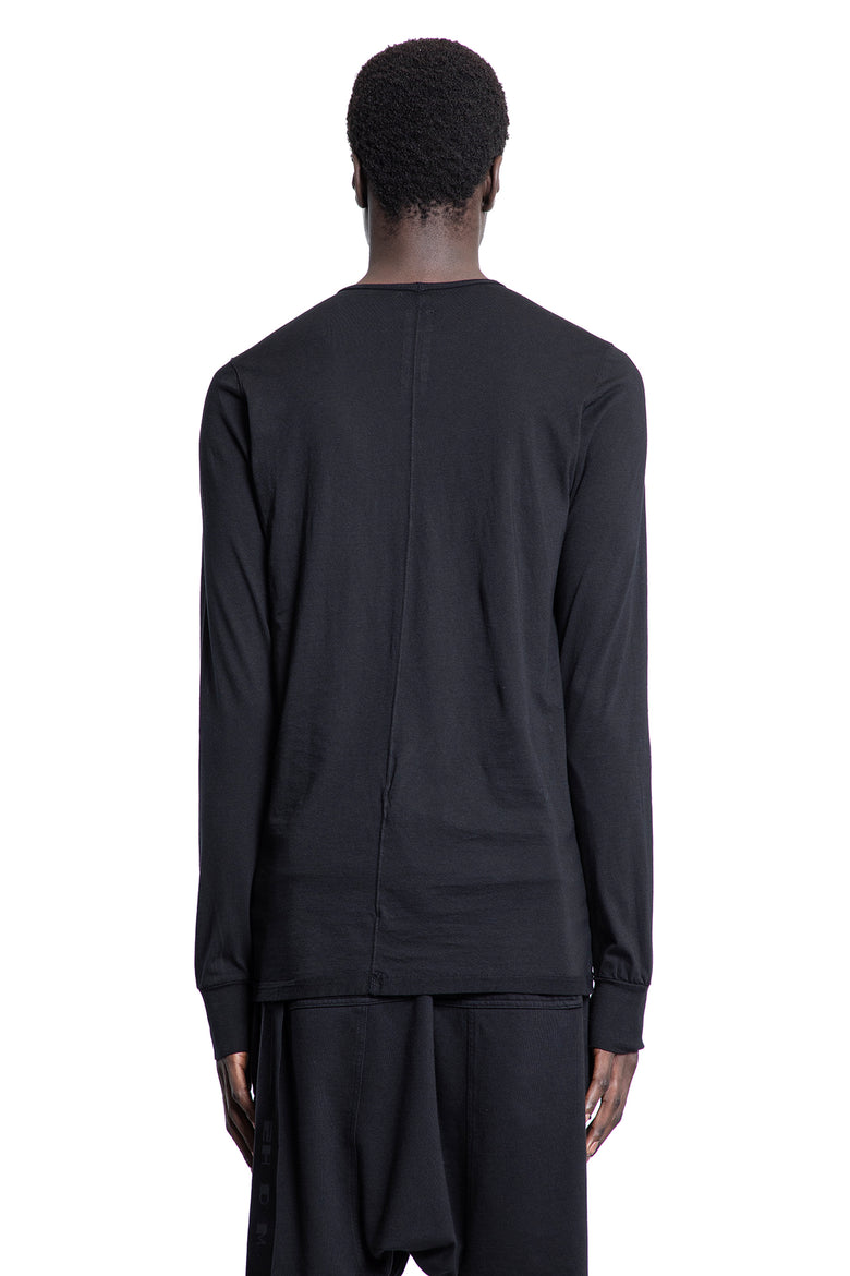 RICK OWENS DRKSHDW MAN BLACK T-SHIRTS & TANK TOPS