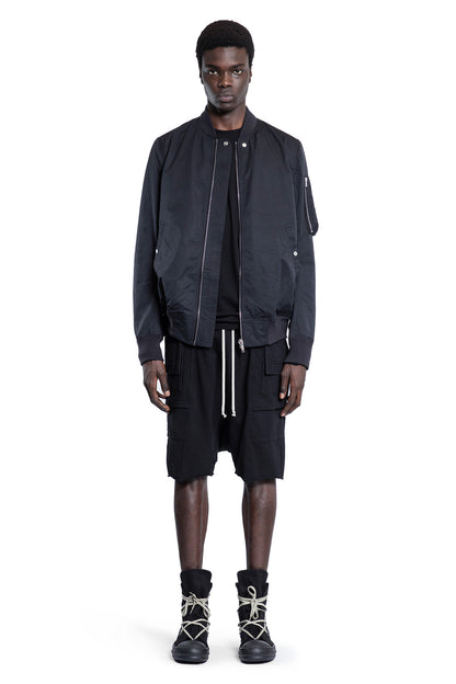 RICK OWENS DRKSHDW MAN BLACK T-SHIRTS & TANK TOPS