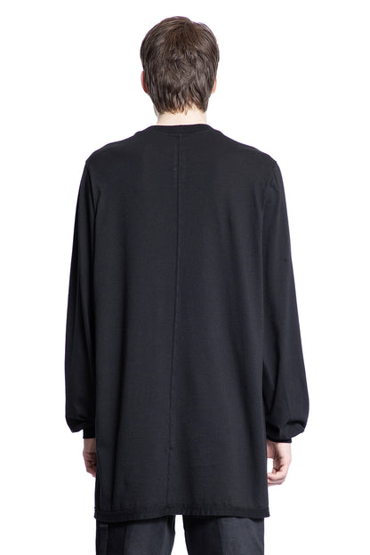 RICK OWENS DRKSHDW MAN BLACK T-SHIRTS & TANK TOPS