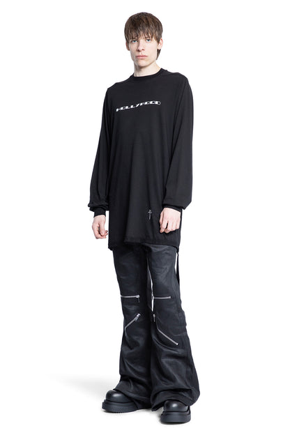 RICK OWENS DRKSHDW MAN BLACK T-SHIRTS & TANK TOPS