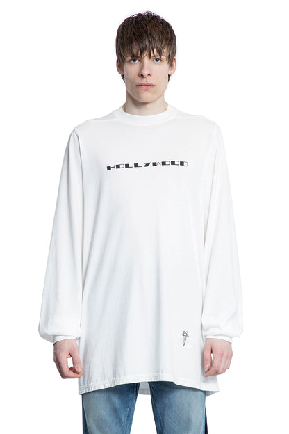 RICK OWENS DRKSHDW MAN WHITE T-SHIRTS & TANK TOPS