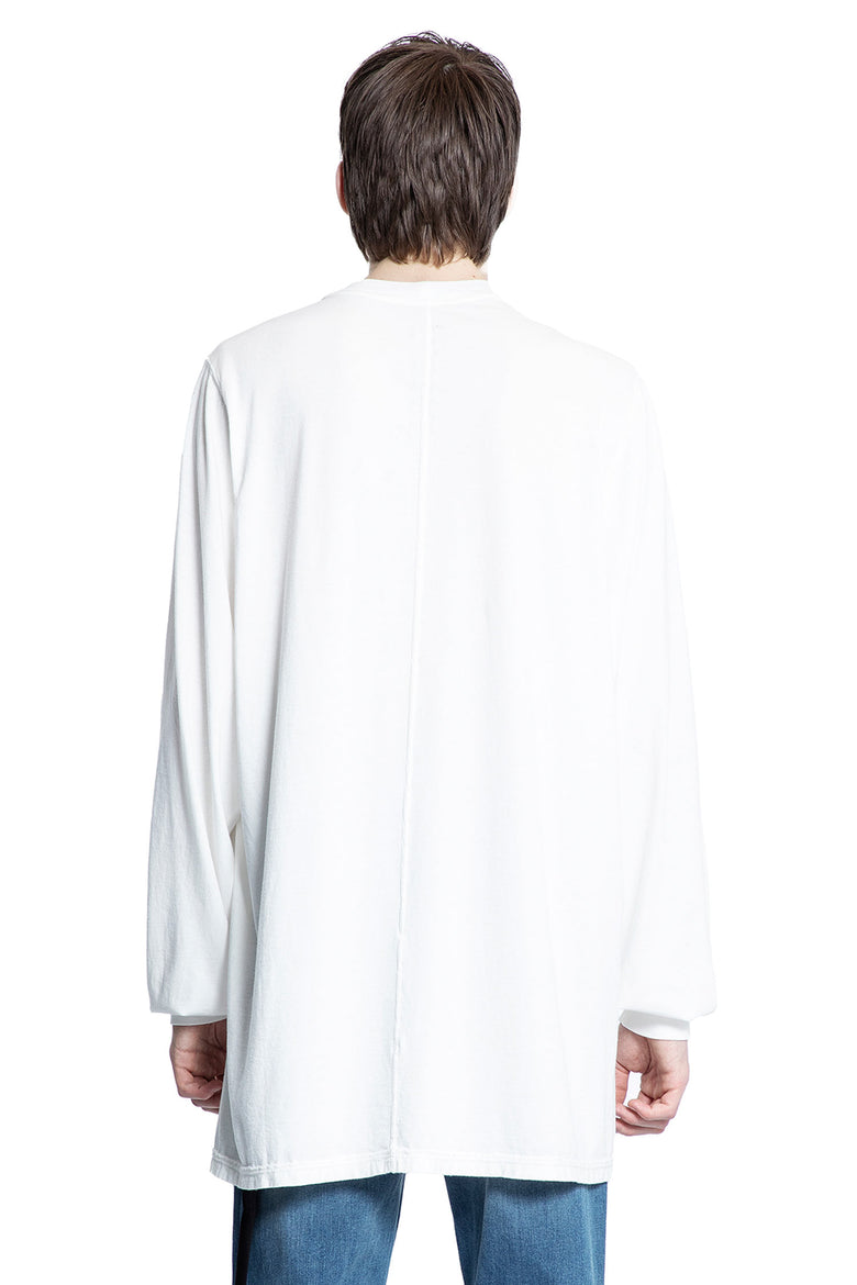 RICK OWENS DRKSHDW MAN WHITE T-SHIRTS & TANK TOPS