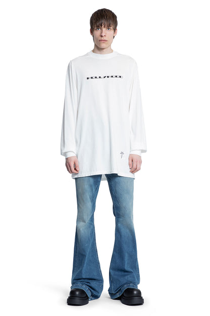 RICK OWENS DRKSHDW MAN WHITE T-SHIRTS & TANK TOPS