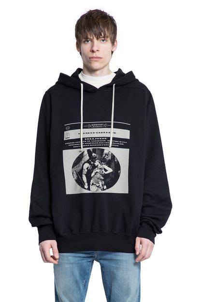 RICK OWENS DRKSHDW MAN BLACK SWEATSHIRTS