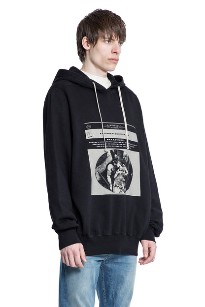 RICK OWENS DRKSHDW MAN BLACK SWEATSHIRTS