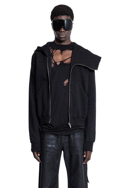 RICK OWENS DRKSHDW MAN BLACK SWEATSHIRTS