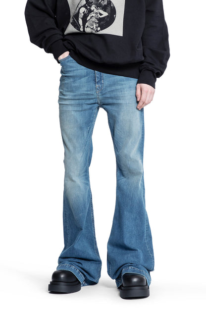 RICK OWENS DRKSHDW MAN BLUE JEANS