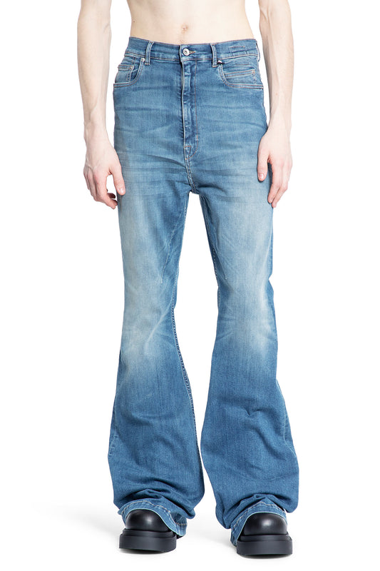 RICK OWENS DRKSHDW MAN BLUE JEANS