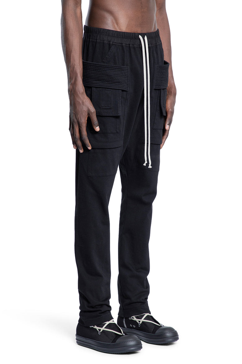 RICK OWENS DRKSHDW MAN BLACK TROUSERS