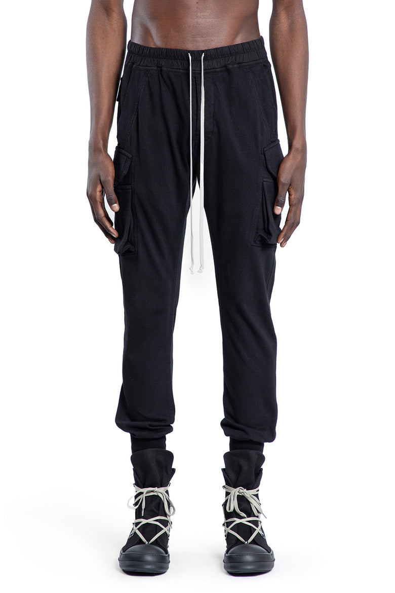 RICK OWENS DRKSHDW MAN BLACK TROUSERS