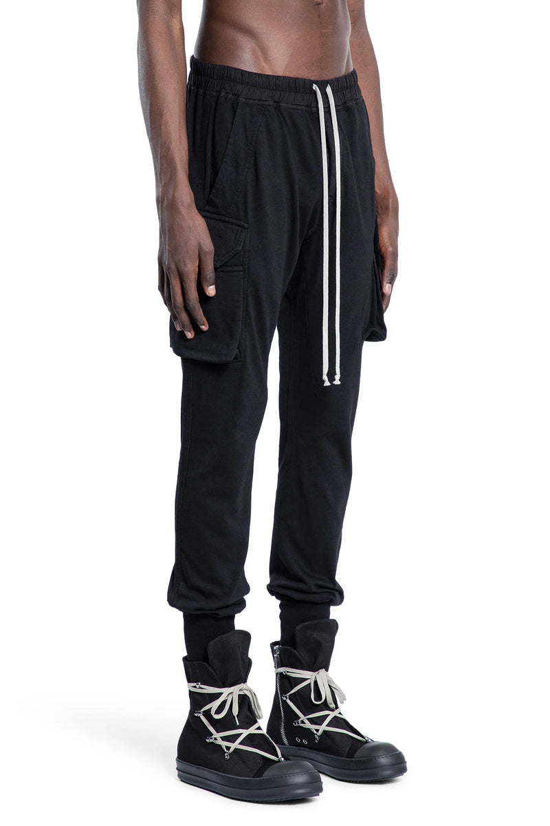 RICK OWENS DRKSHDW MAN BLACK TROUSERS - Antonioli.eu