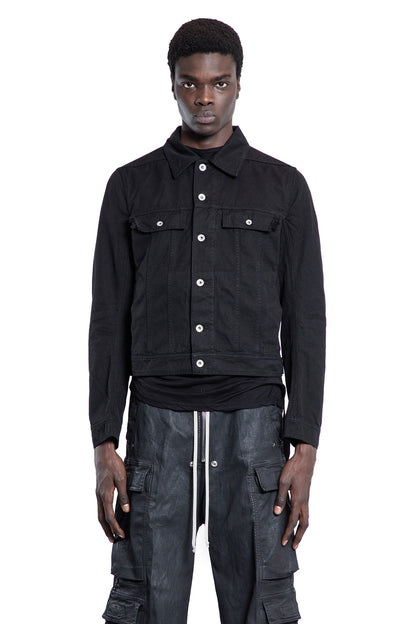 RICK OWENS DRKSHDW MAN BLACK JACKETS