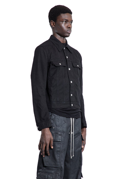 RICK OWENS DRKSHDW MAN BLACK JACKETS