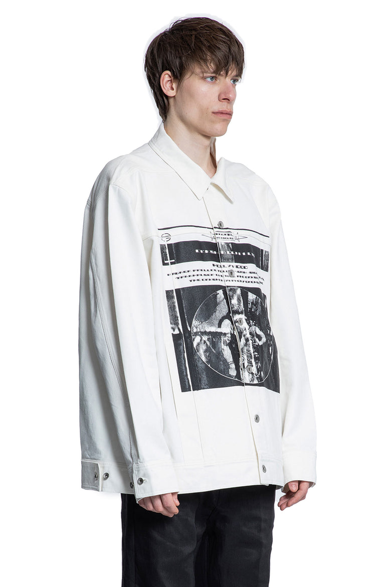 RICK OWENS DRKSHDW MAN WHITE JACKETS