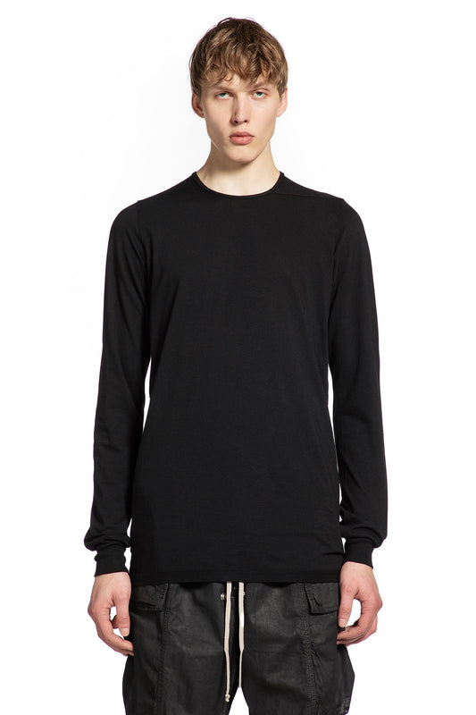 RICK OWENS DRKSHDW MAN BLACK T-SHIRTS & TANK TOPS