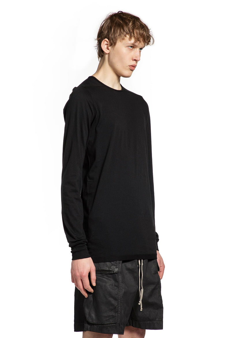 RICK OWENS DRKSHDW MAN BLACK T-SHIRTS & TANK TOPS