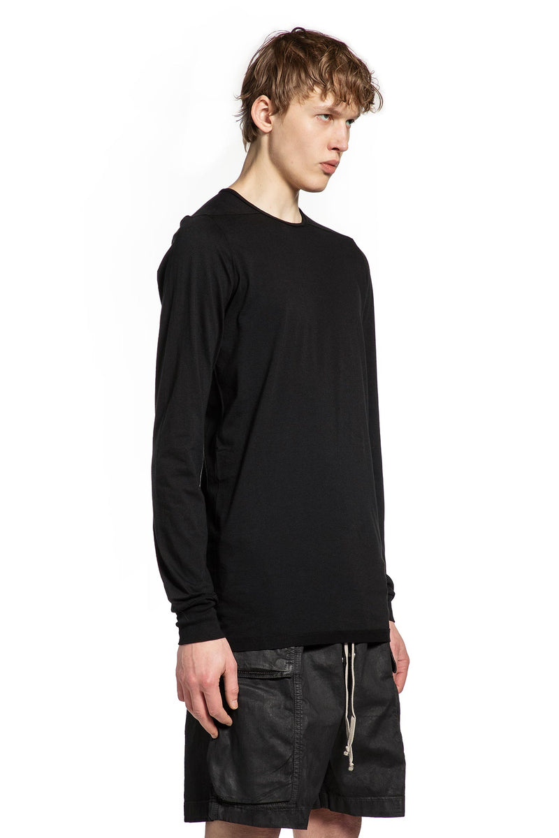 RICK OWENS DRKSHDW MAN BLACK T-SHIRTS & TANK TOPS