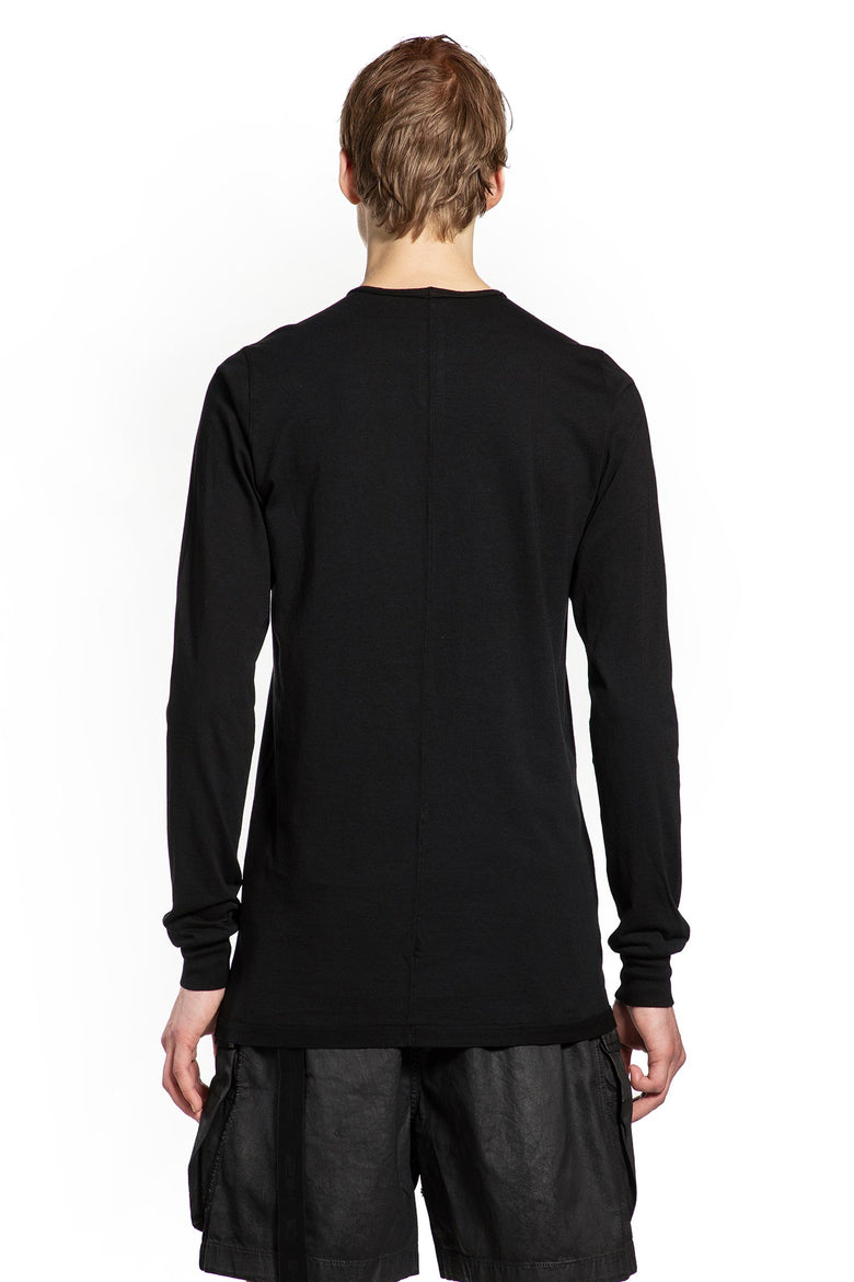 RICK OWENS DRKSHDW MAN BLACK T-SHIRTS & TANK TOPS