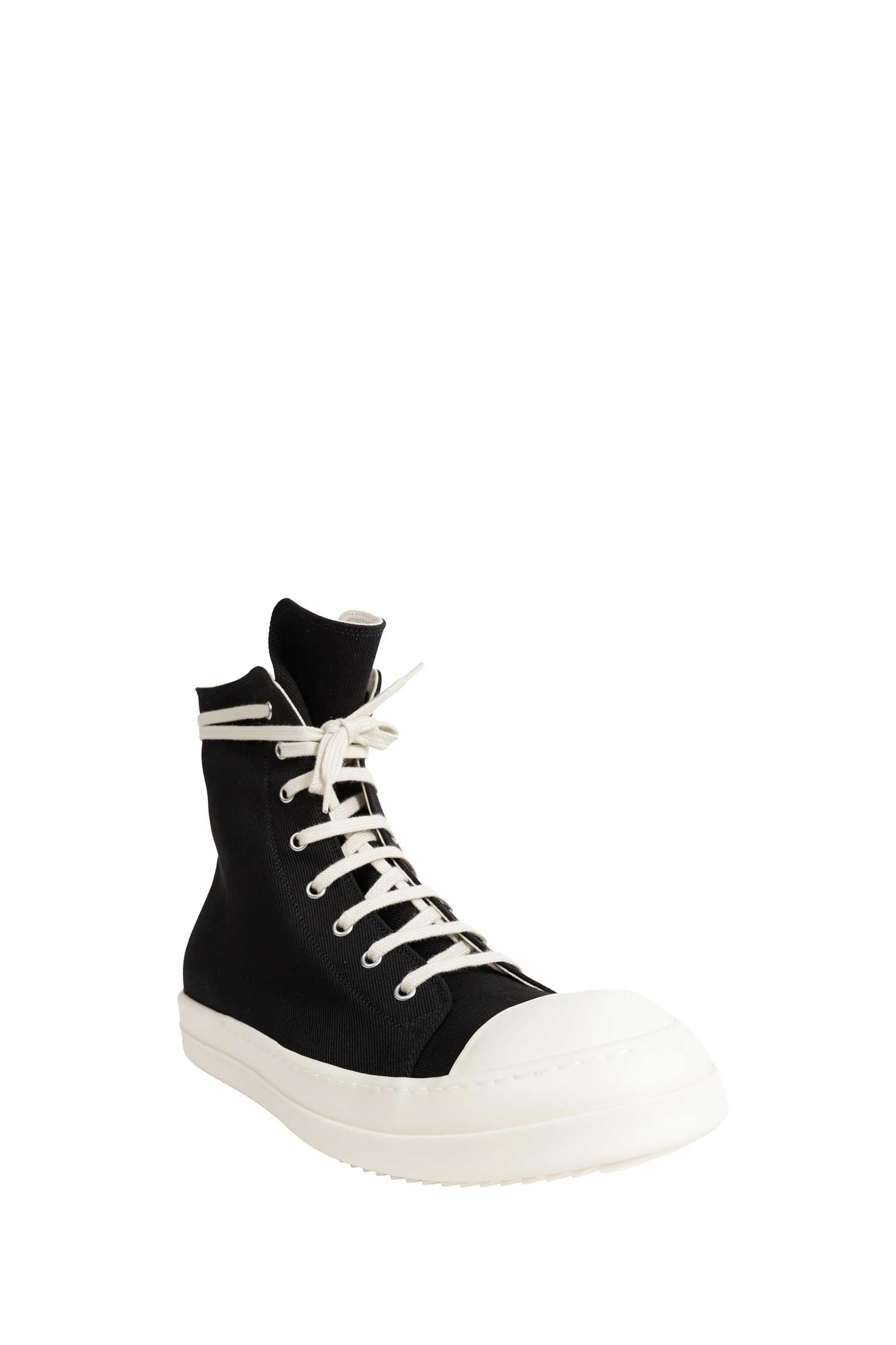 RICK OWENS DRKSHDW Temple Sneaks in 13oz Overdyed Denim man
