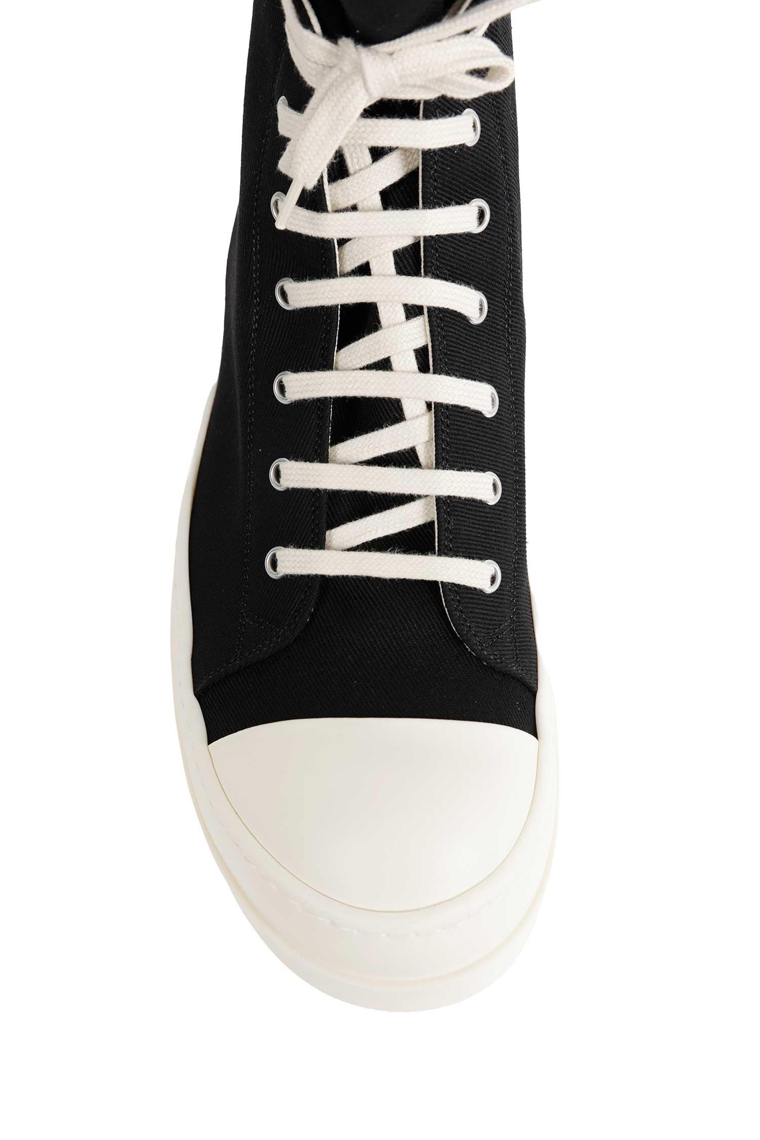 RICK OWENS DRKSHDW Temple Sneaks in 13oz Overdyed Denim man