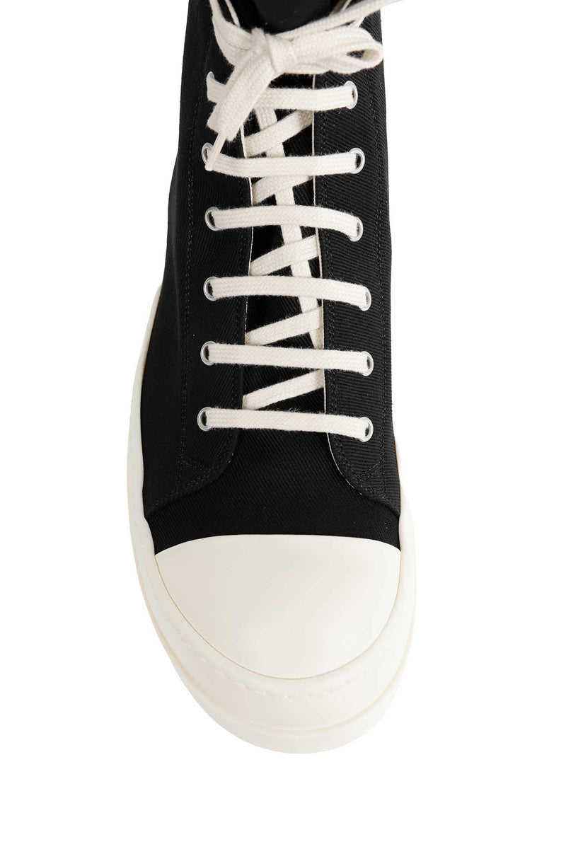 RICK OWENS DRKSHDW Temple Sneaks in 13oz Overdyed Denim man