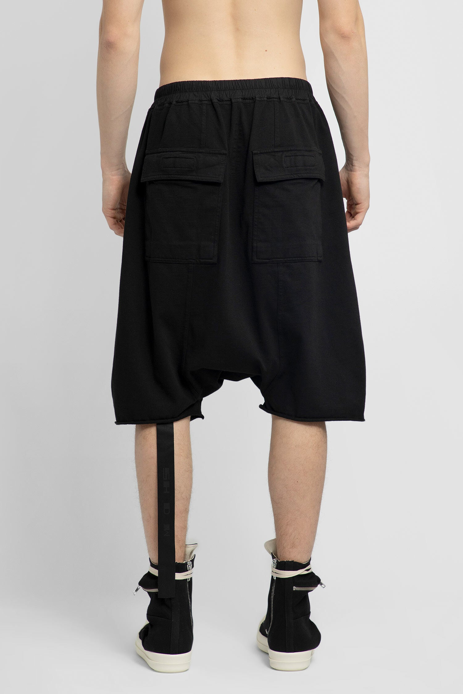 RICK OWENS RICK OWENS WOMAN BLACK SHORTS man