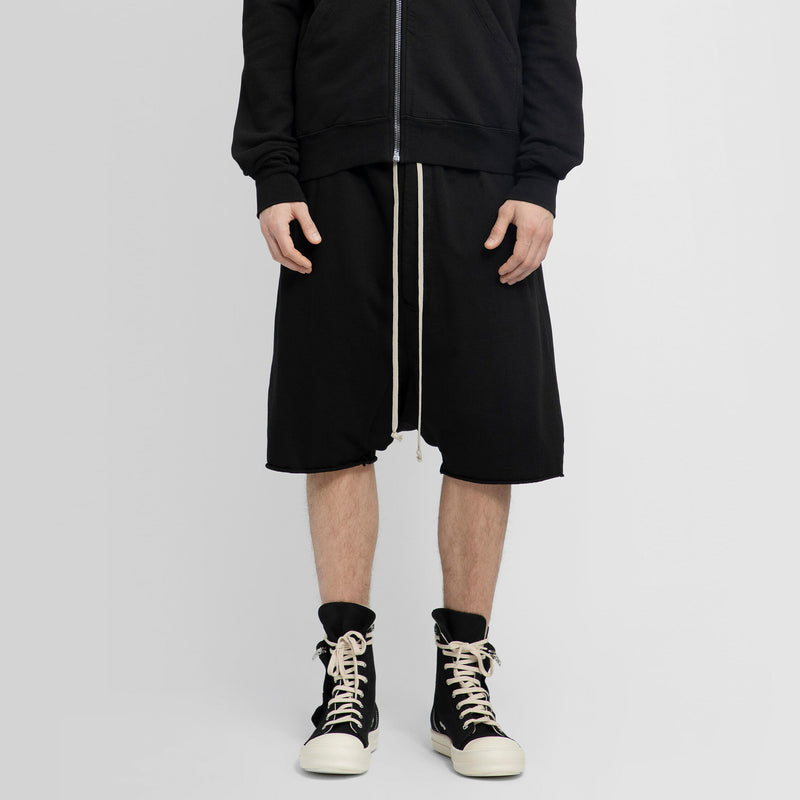 RICK OWENS RICK OWENS WOMAN BLACK SHORTS man