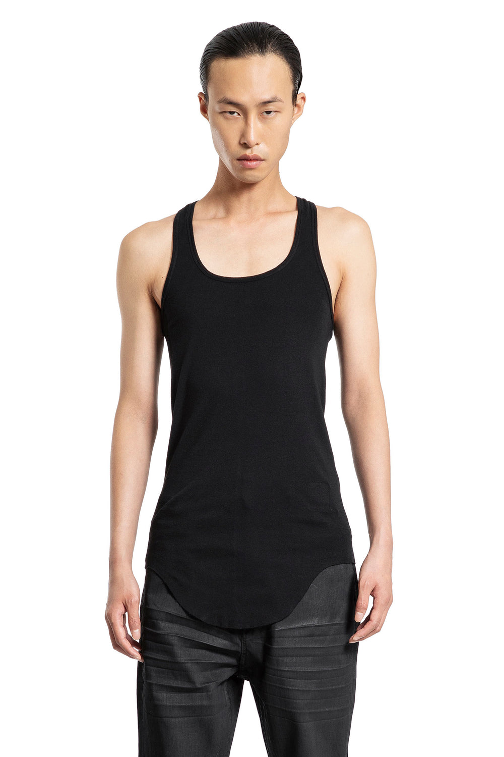 RICK OWENS DRKSHDW MAN BLACK T-SHIRTS & TANK TOPS