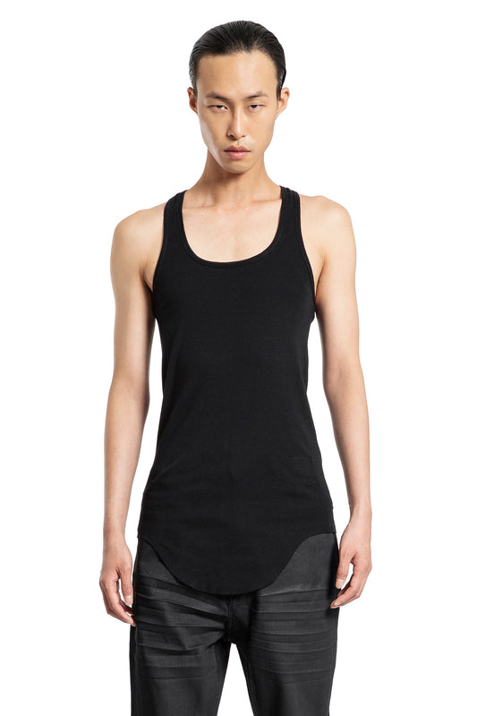 RICK OWENS DRKSHDW MAN BLACK T-SHIRTS & TANK TOPS