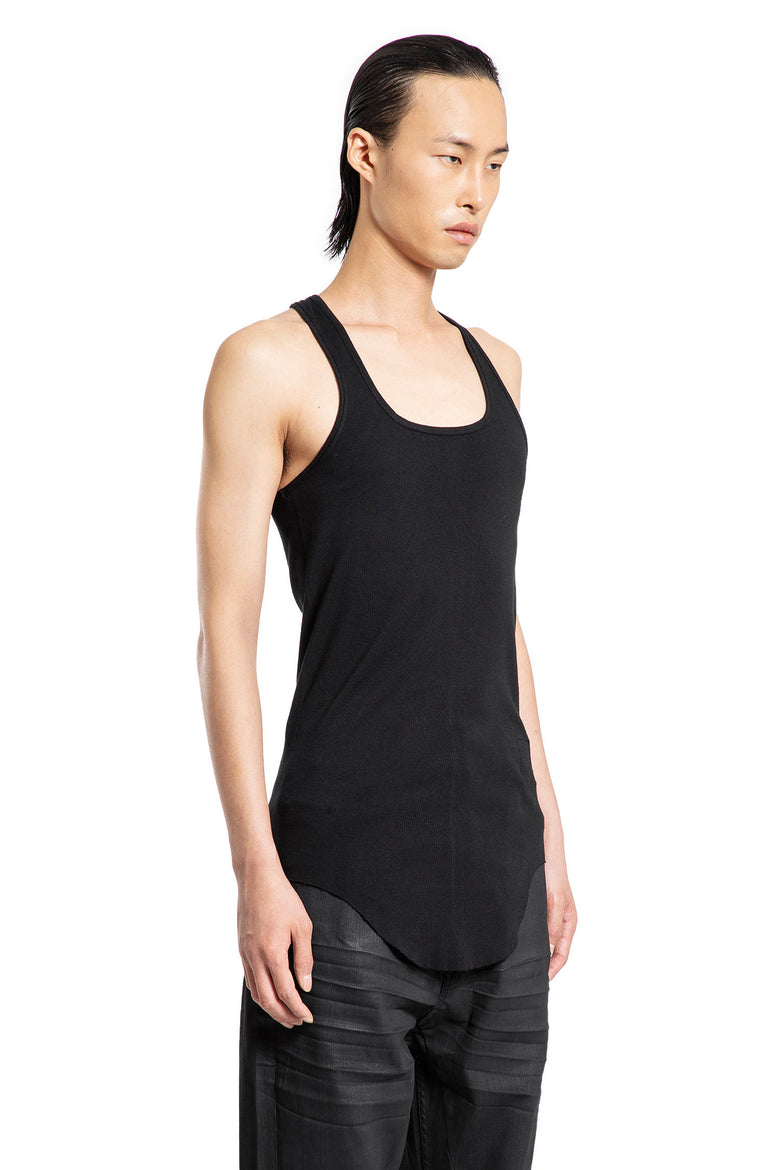 RICK OWENS DRKSHDW MAN BLACK T-SHIRTS & TANK TOPS