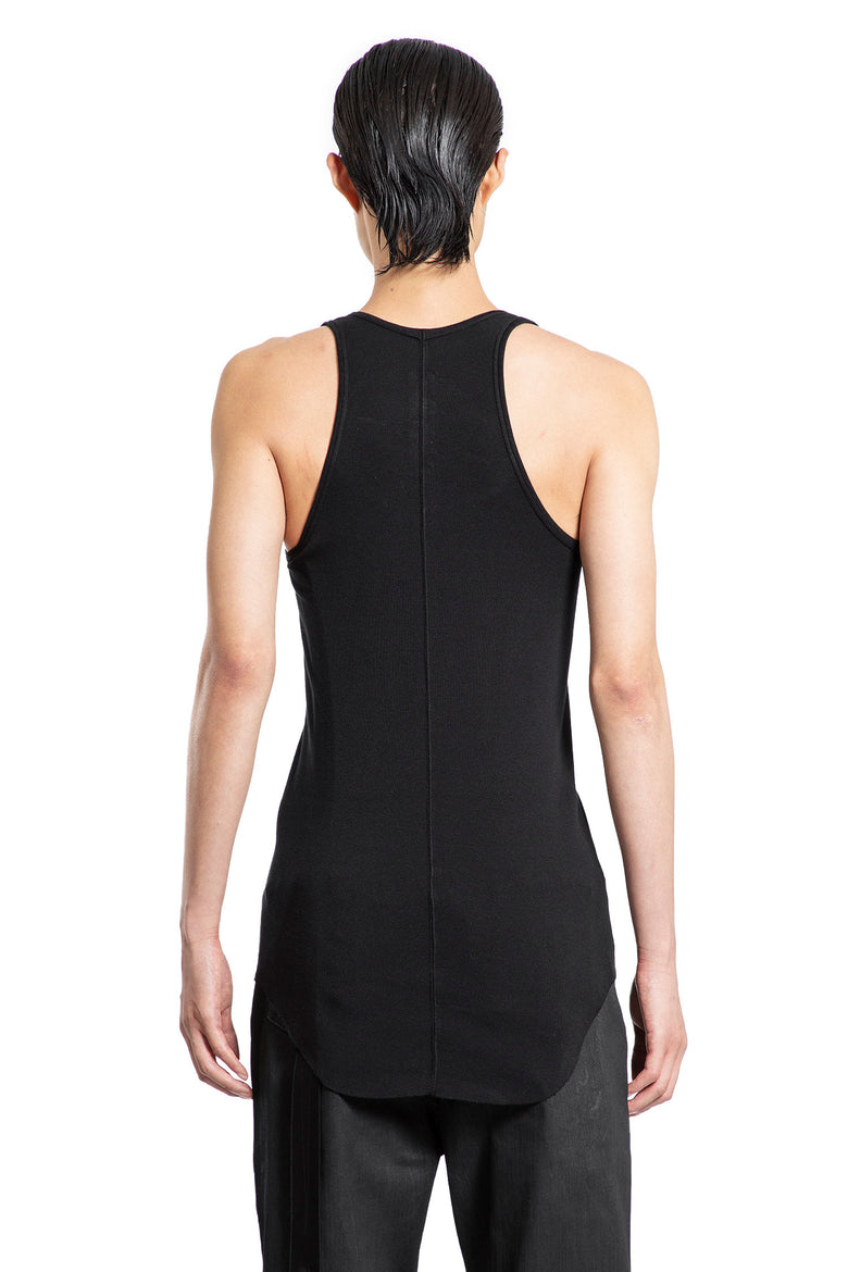 RICK OWENS DRKSHDW MAN BLACK T-SHIRTS & TANK TOPS