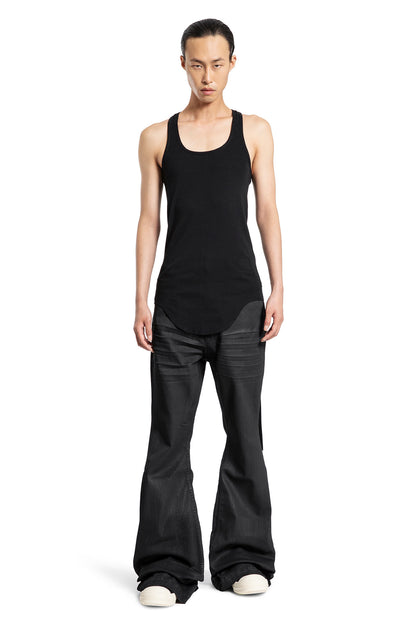 RICK OWENS DRKSHDW MAN BLACK T-SHIRTS & TANK TOPS