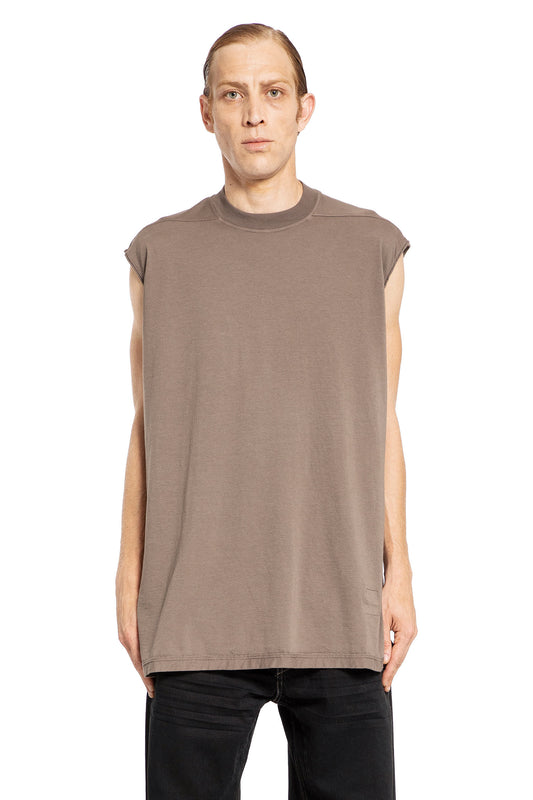 RICK OWENS DRKSHDW MAN GREY T-SHIRTS & TANK TOPS