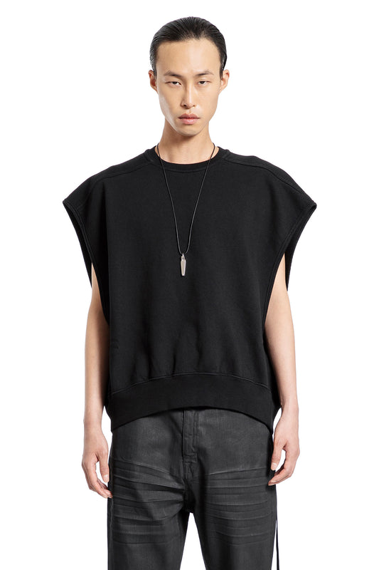 RICK OWENS DRKSHDW MAN BLACK SWEATSHIRTS