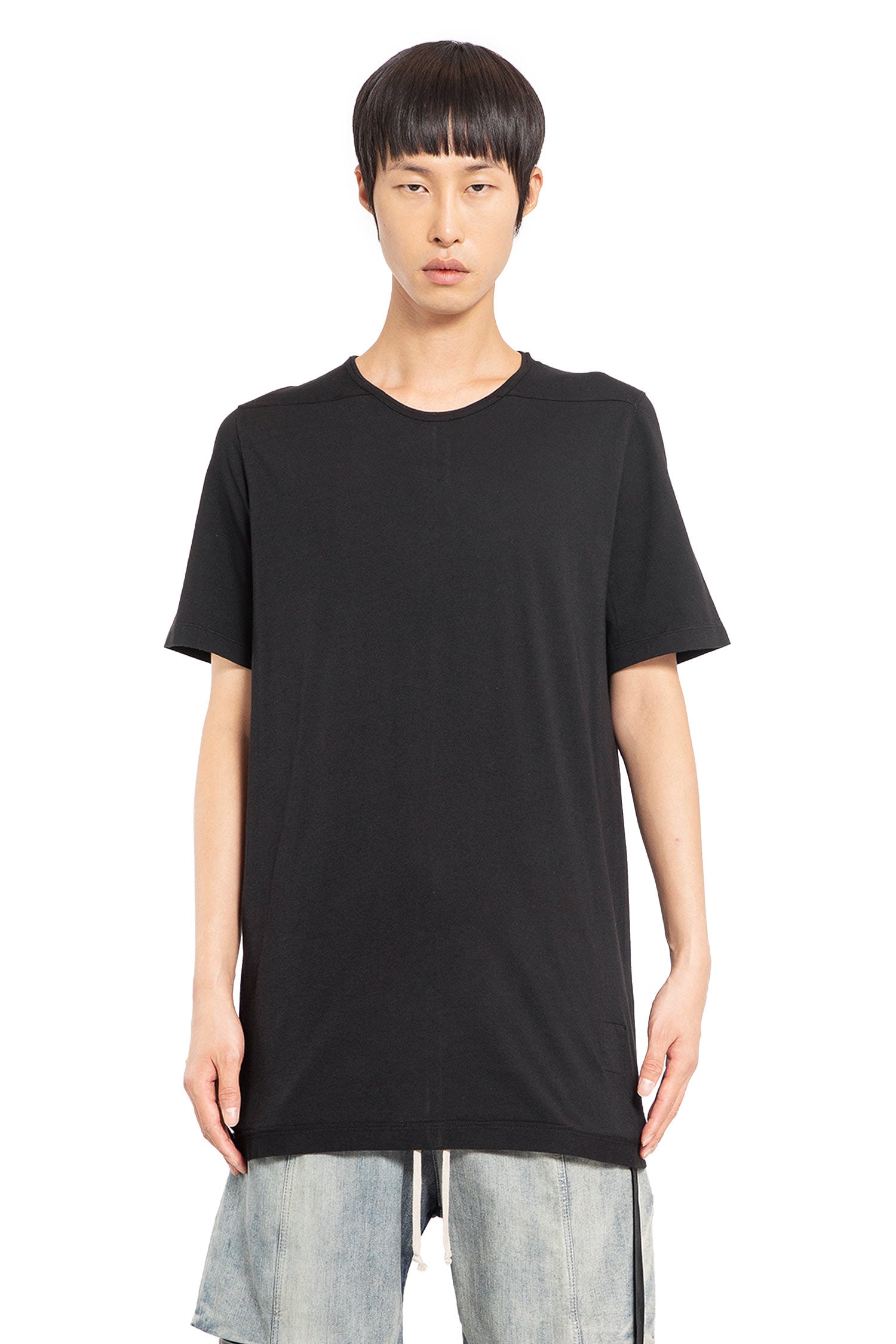 RICK OWENS DRKSHDW MAN BLACK T-SHIRTS & TANK TOPS