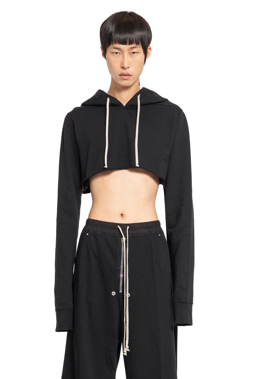 RICK OWENS DRKSHDW MAN BLACK SWEATSHIRTS