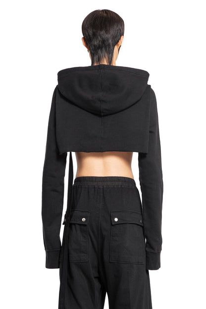 RICK OWENS DRKSHDW MAN BLACK SWEATSHIRTS