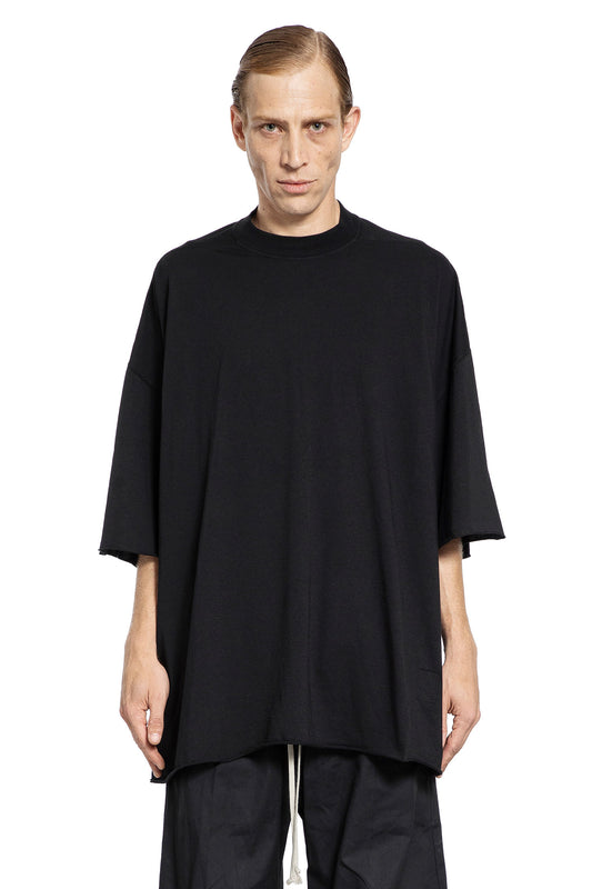 RICK OWENS DRKSHDW MAN BLACK T-SHIRTS & TANK TOPS