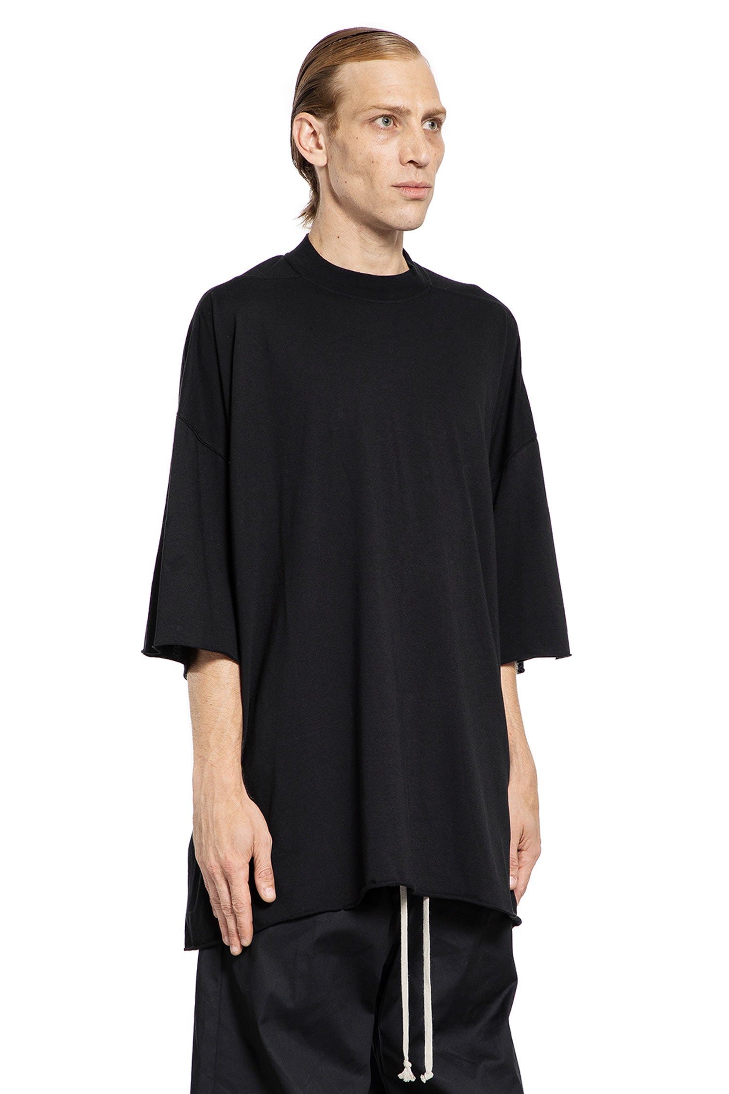 RICK OWENS DRKSHDW MAN BLACK T-SHIRTS & TANK TOPS