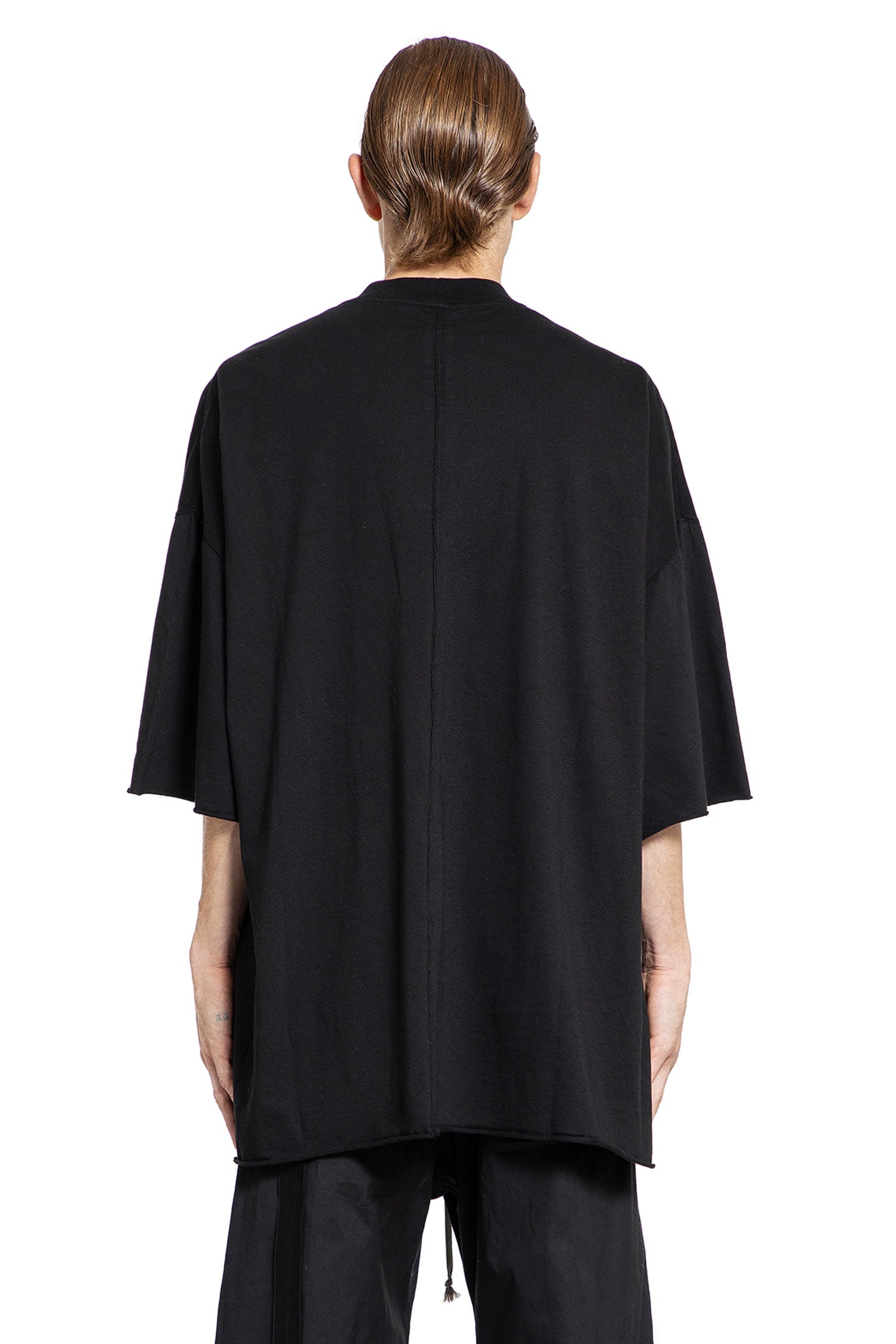 RICK OWENS DRKSHDW MAN BLACK T-SHIRTS & TANK TOPS