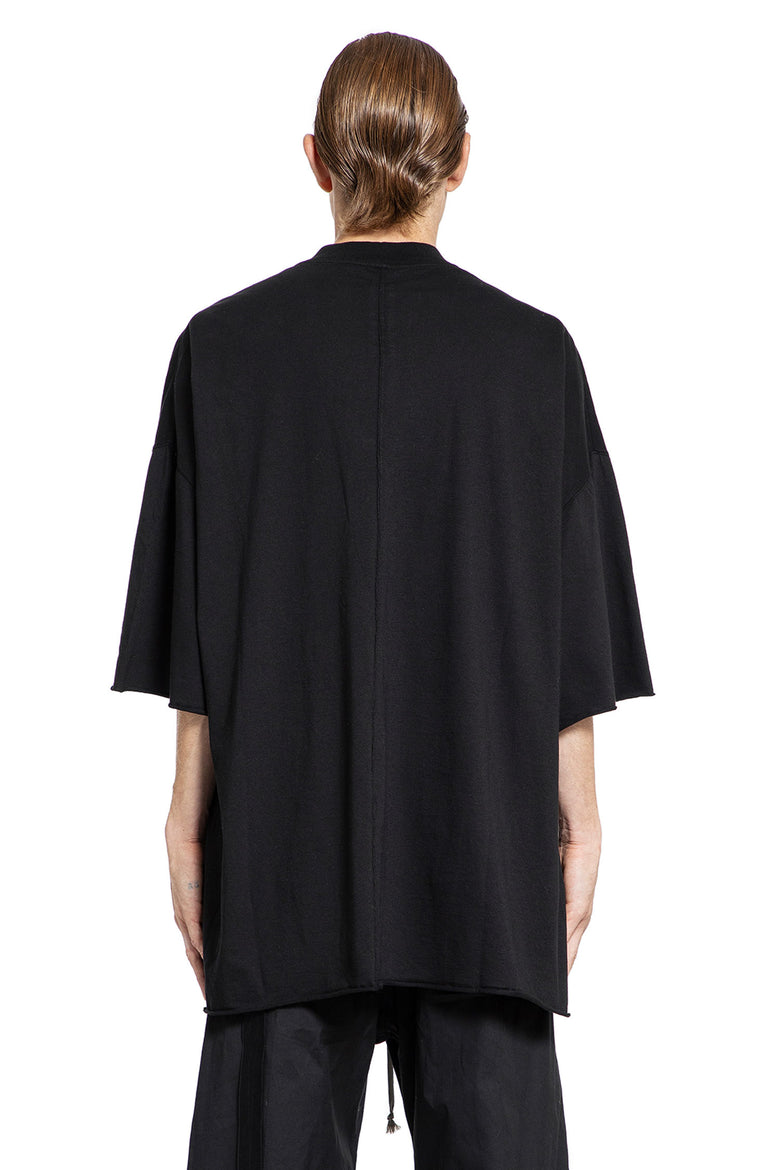 RICK OWENS DRKSHDW MAN BLACK T-SHIRTS & TANK TOPS