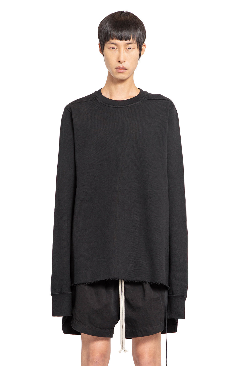 RICK OWENS DRKSHDW MAN BLACK SWEATSHIRTS