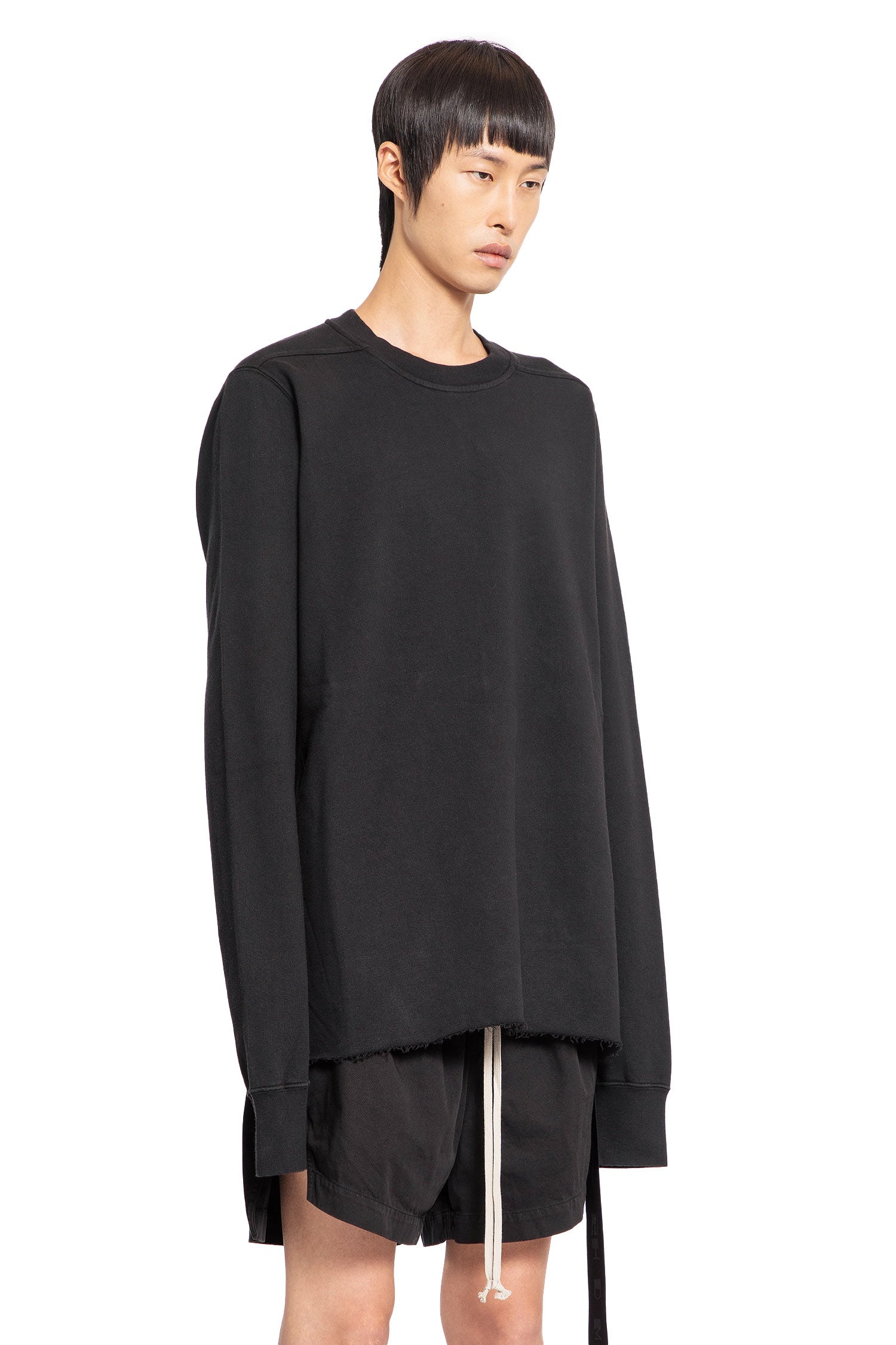 RICK OWENS DRKSHDW MAN BLACK SWEATSHIRTS