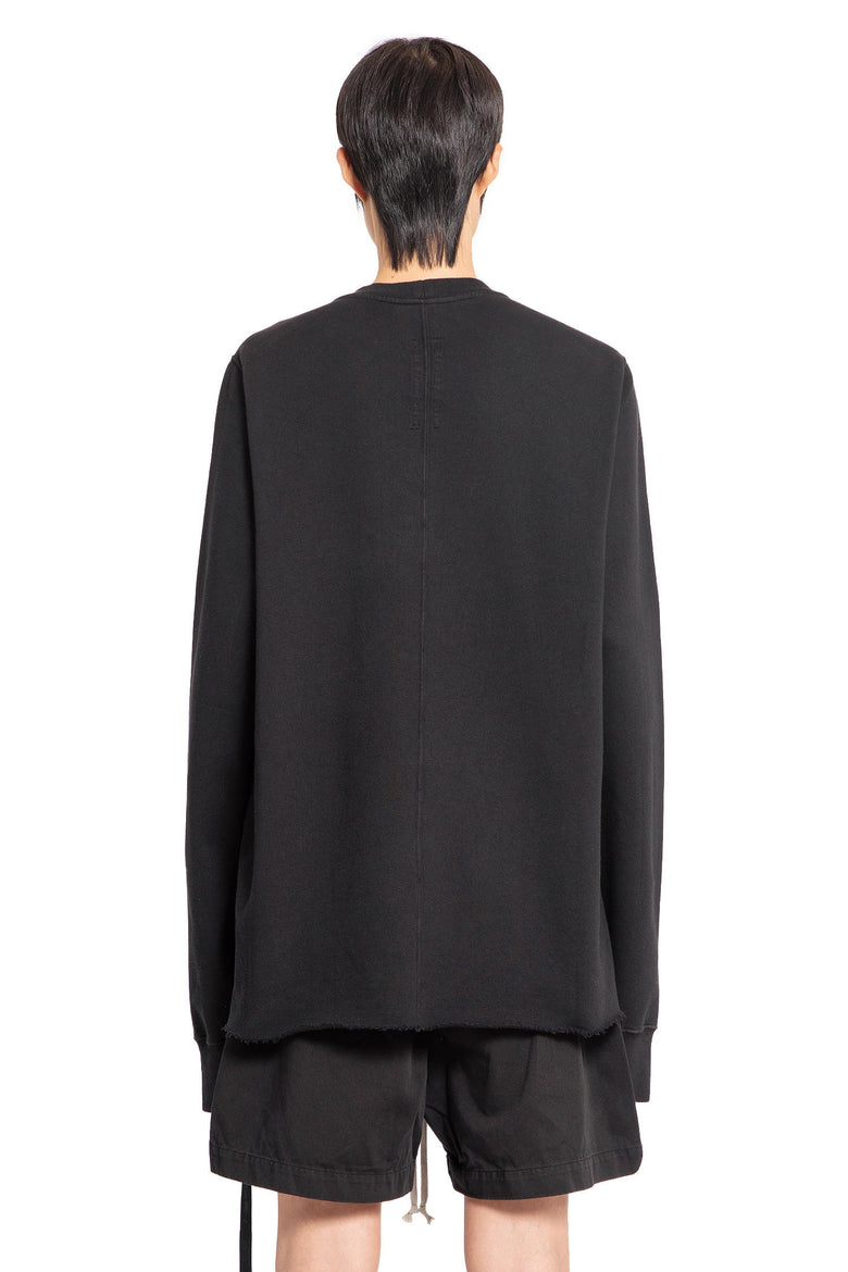 RICK OWENS DRKSHDW MAN BLACK SWEATSHIRTS