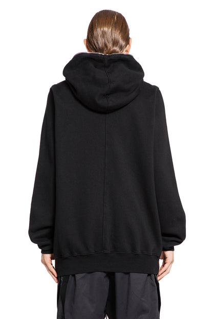 RICK OWENS DRKSHDW MAN BLACK SWEATSHIRTS