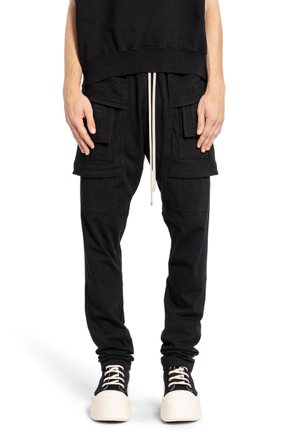 RICK OWENS DRKSHDW MAN BLACK TROUSERS